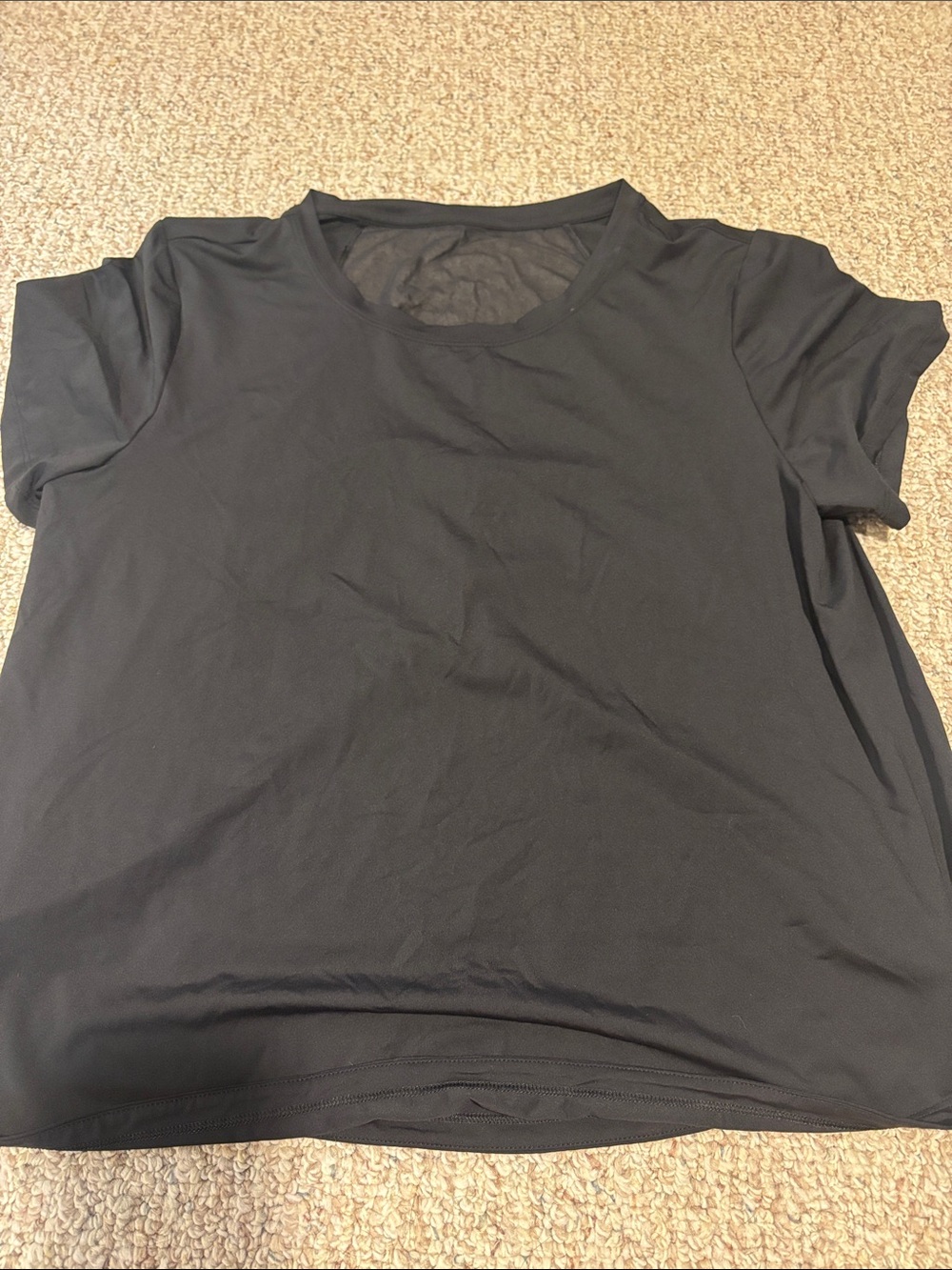 all in motion Black Short Sleeve Crewneck Tee
